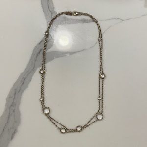 Long Ippolita rose gold plated necklace